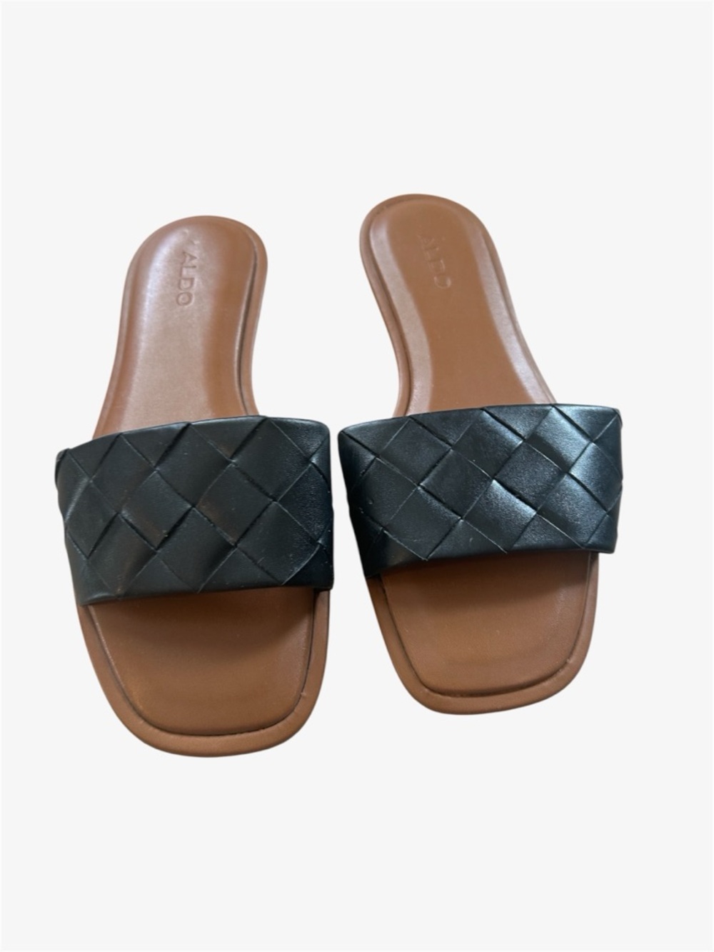 ALDO Vaydda Black Flat Sandals